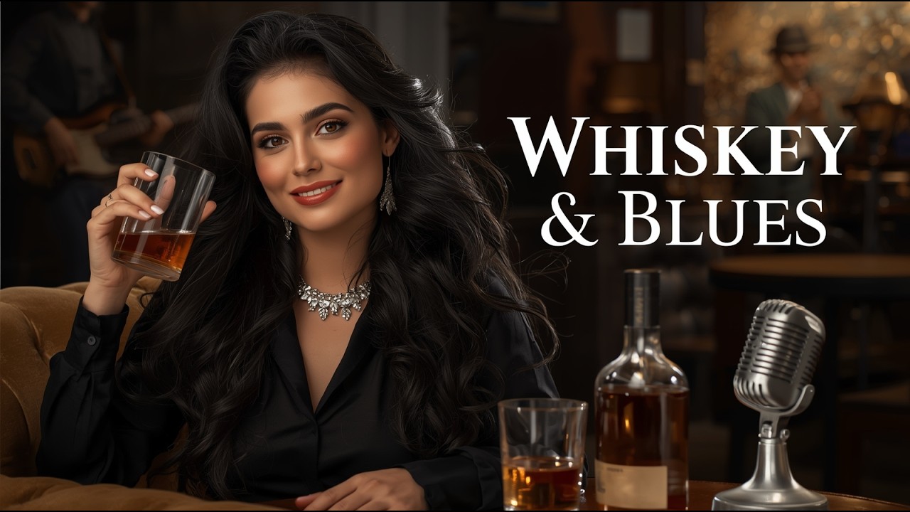Whiskey Blues Mix 🥃 Elegant Tunes for a Moody Evening Vibe | Chill Blues Bar Music