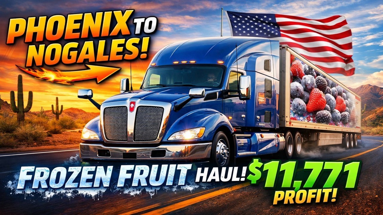 $11,771 for ONE Load?! Phoenix → Nogales Frozen Fruit Run 🚛💰