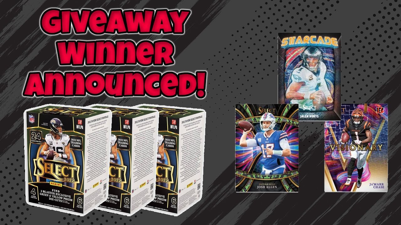 Giveaway Winner Announced & Target Edition Review! 2022 Panini Football Select Blaster Boxes