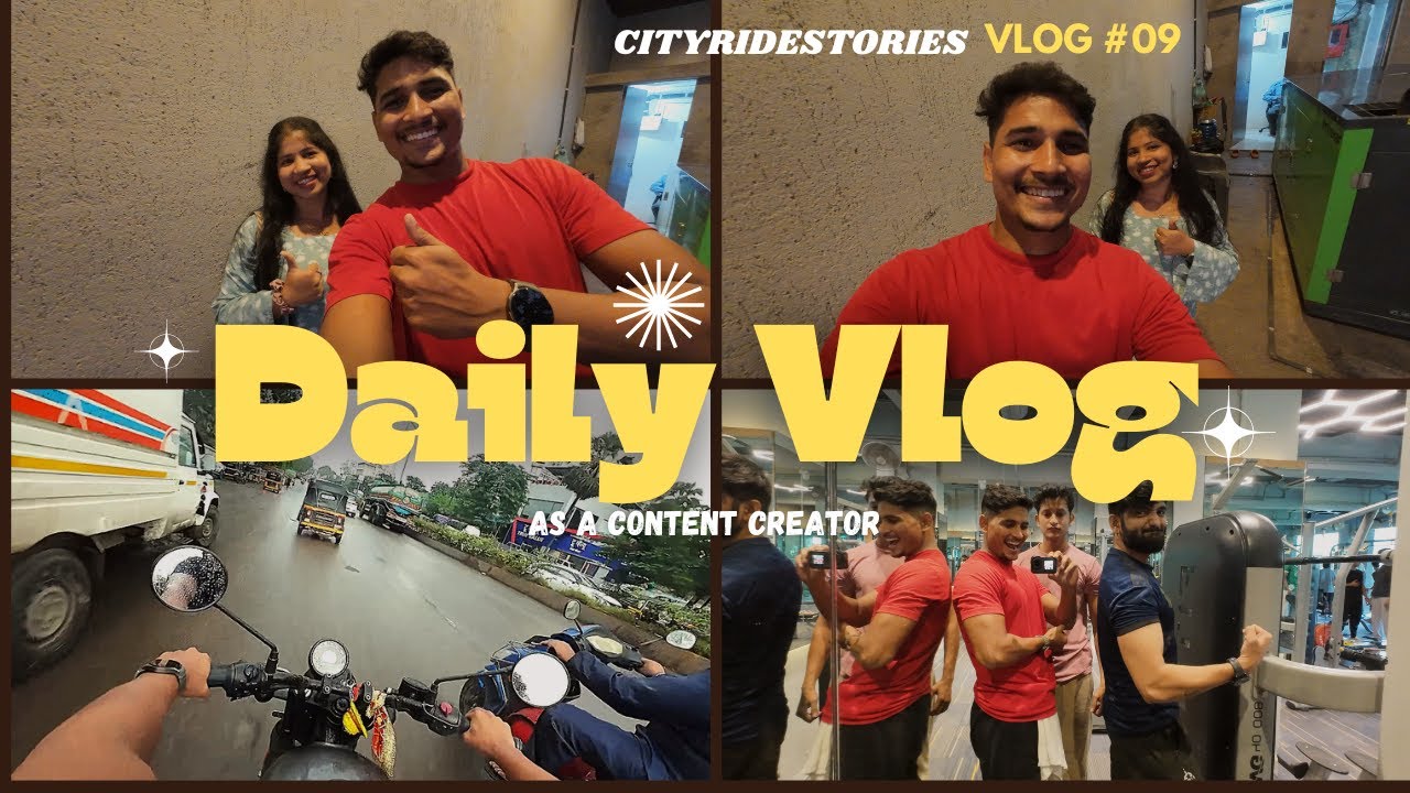 Socha Tha Chill Day Hoga... Par Yeh Kya Ho Gaya! | Indian Daily Vlog | City Ride & Gym Moments!