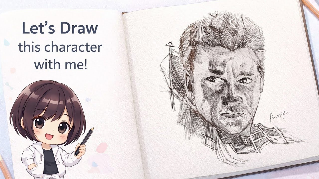 Step by Step Drawing | Hawkeye Inspired Art | #mcu 