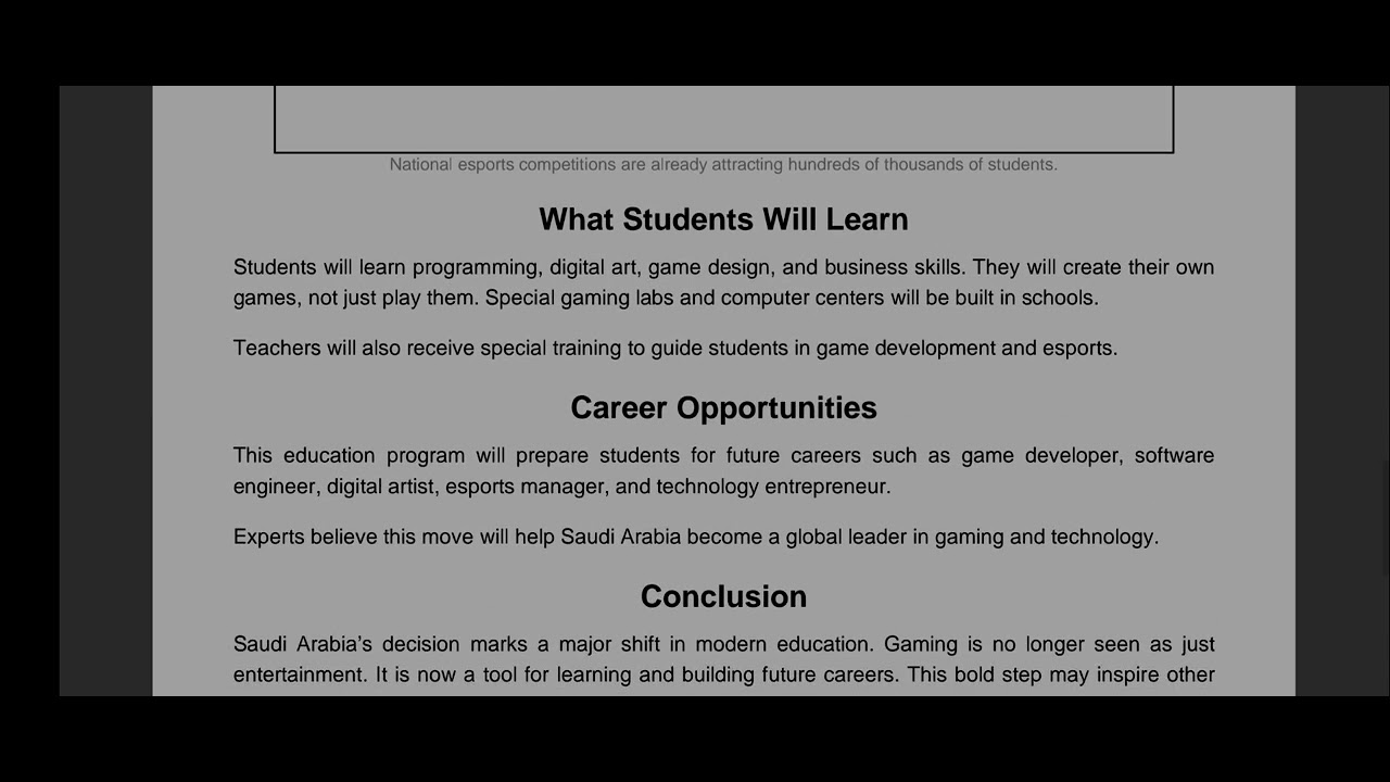 Video Games Become Part of Education in Saudi Classrooms