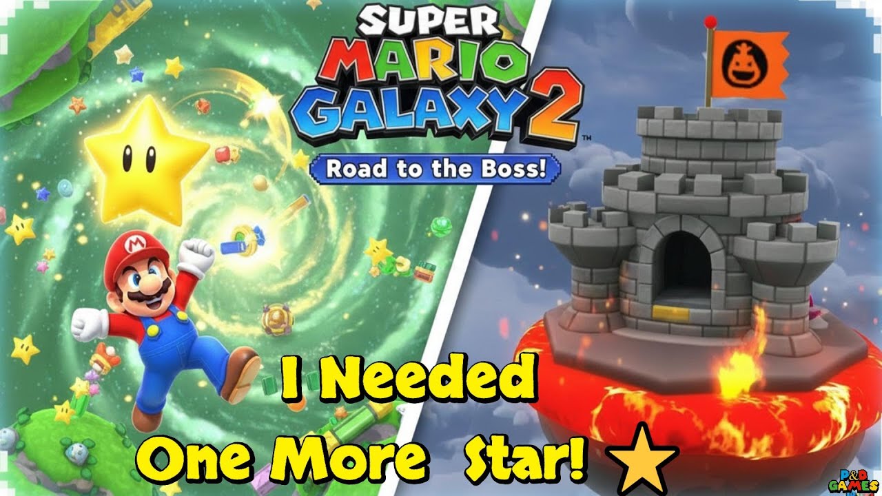 I Needed One More Star! ⭐ | Super Mario Galaxy 2 - World 1 Boss