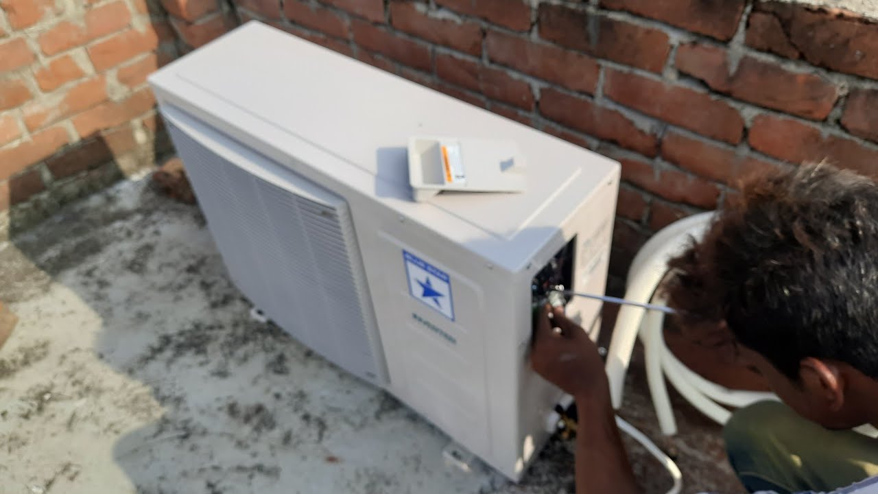 BLUE STAR 1.5 TON SPLIT AC FULL INSTALLATION