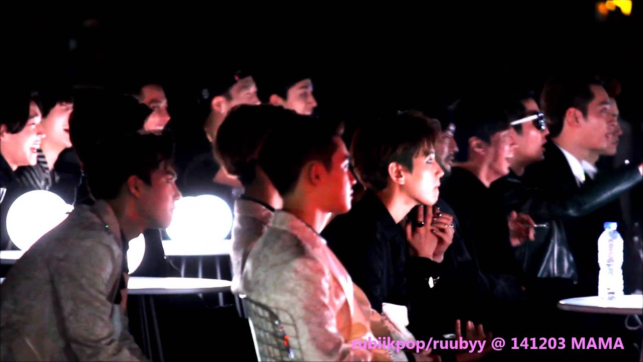 141203 MAMA in Hong Kong - iKon, Winner, Epik High Reaction to Taeyang 눈코입 Nose Eyes Lips