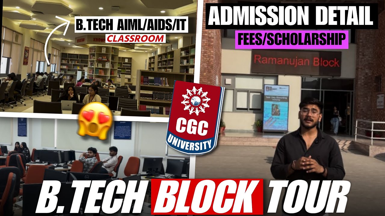 Cgc university mohali BTech Block reality check 😭| Classroom, Labs, Workshop #cgc #cgcuniversity 