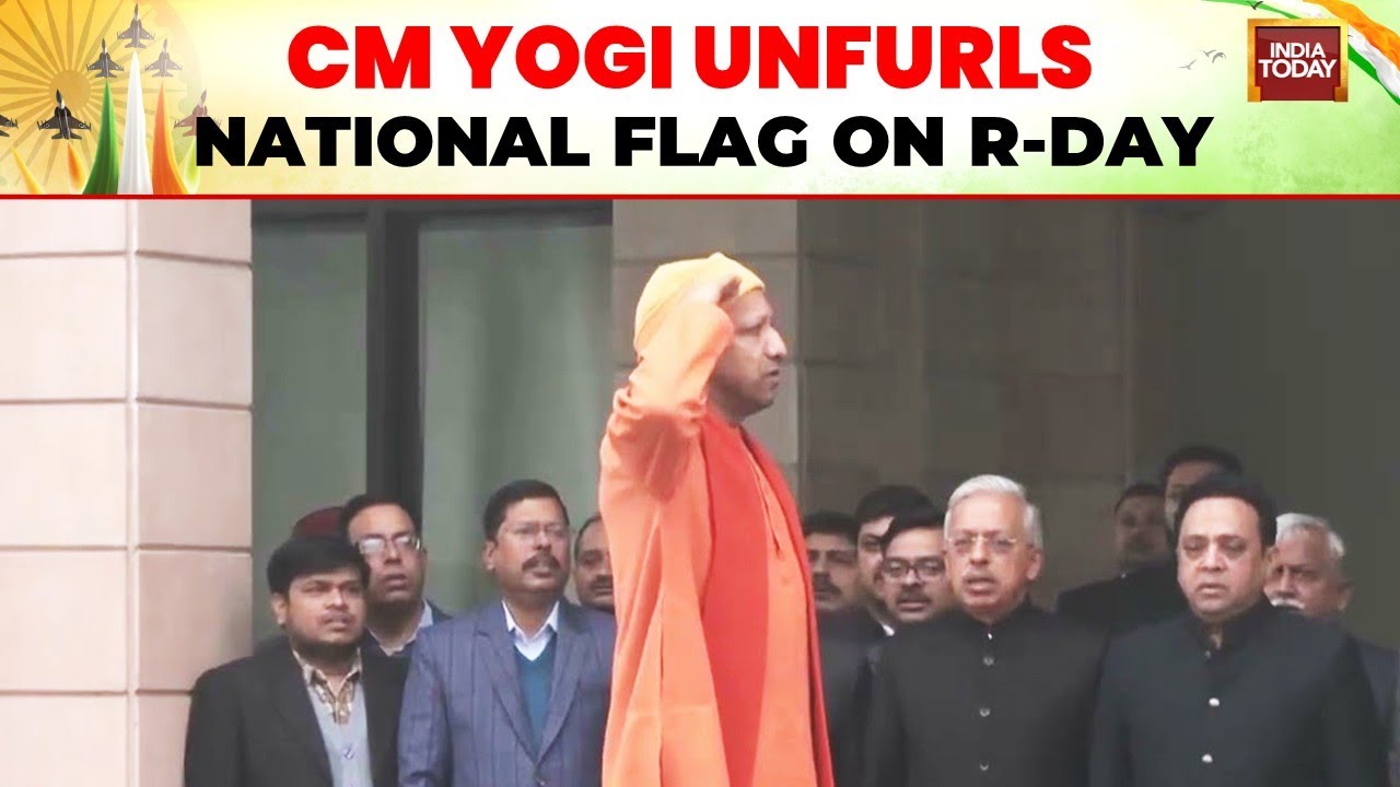 Uttar Pradesh CM Yogi Adityanath Unfurls National Flag on Republic Day 2026 | India Today