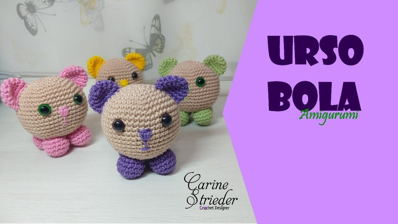 Urso Bola | Amigurumi por Carine Strieder