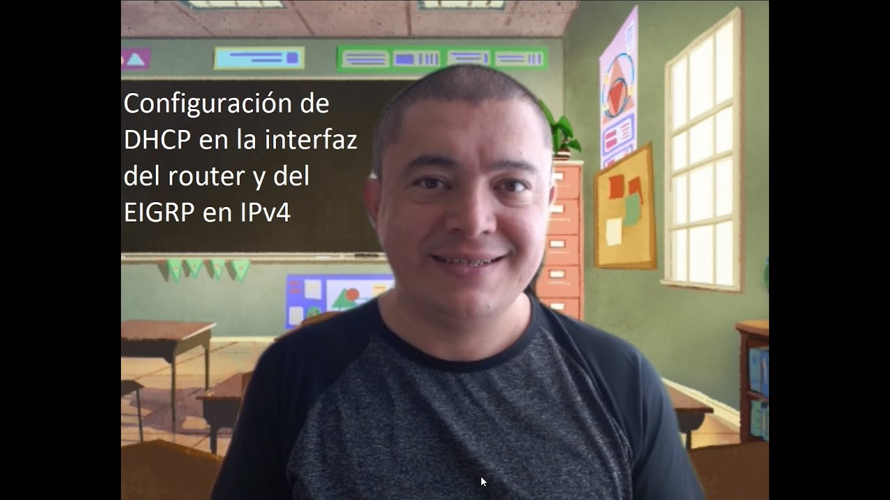 Configuración de DHCP en la interfaz del router e EIGRP en IPv4