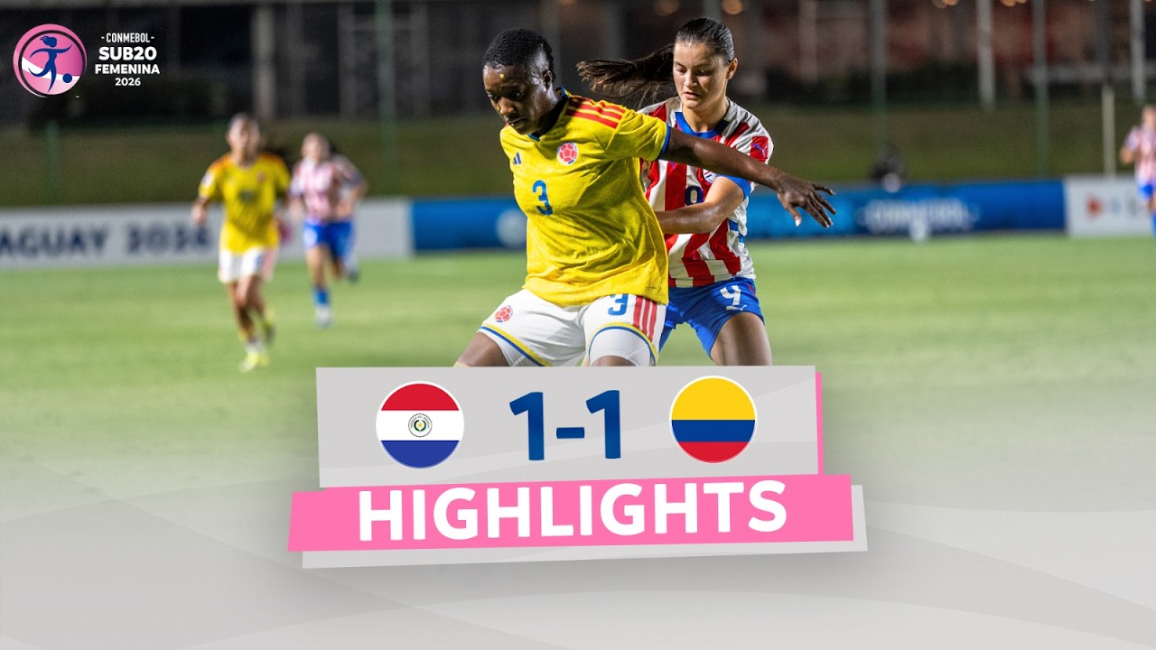 PARAGUAY vs. COLOMBIA [1-1] | RESUMEN | CONMEBOL SUB20 FEMENINA 2026 | FASE FINAL