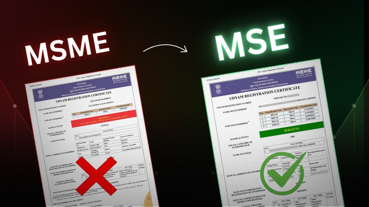 MSME vs MSE Confusion: Fix This Before Your Next GeM Bid