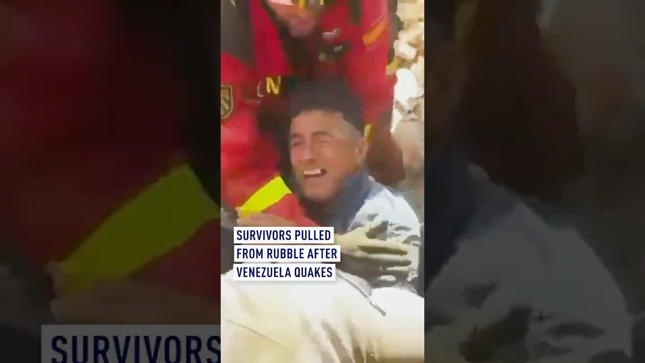 Survivors pulled from rubble after Venezuela quakes
