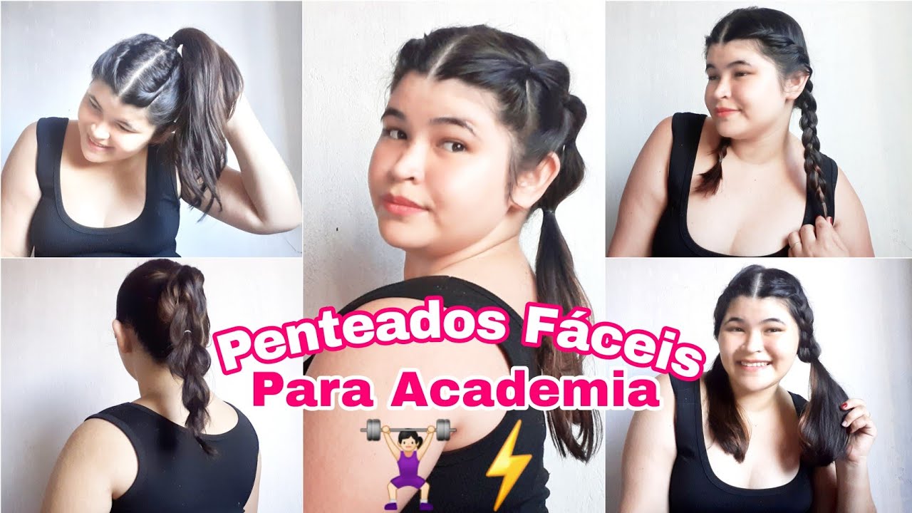 5 PENTEADOS PARA ACADEMIA FÁCEIS