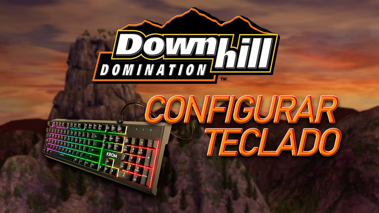 Juega Downhill Domination con Teclado