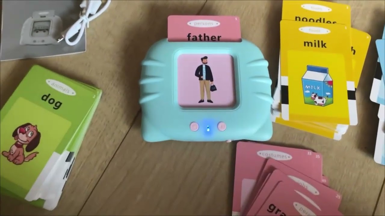 Ednzion Sprechende Lernkarten mit 224 Sichtw&ouml;rtern, Montessori Toys Review