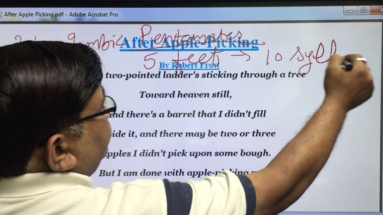 After Apple Picking by Robert Frost complete analysis of the poem