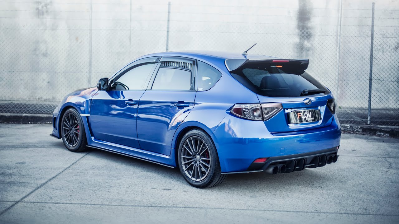 Impreza WRX/STI G3 Hatch Rear Diffuser & Spats by Flow Designs Australia