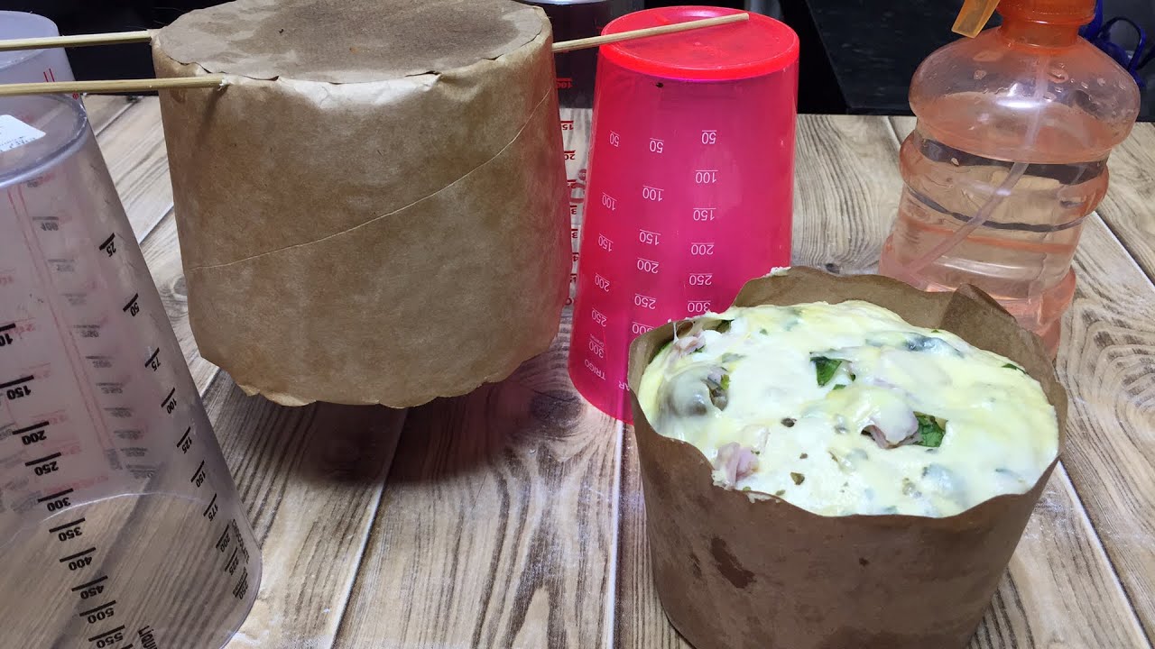 Panetone tem que esfriar de cabeça para baixo #panetone