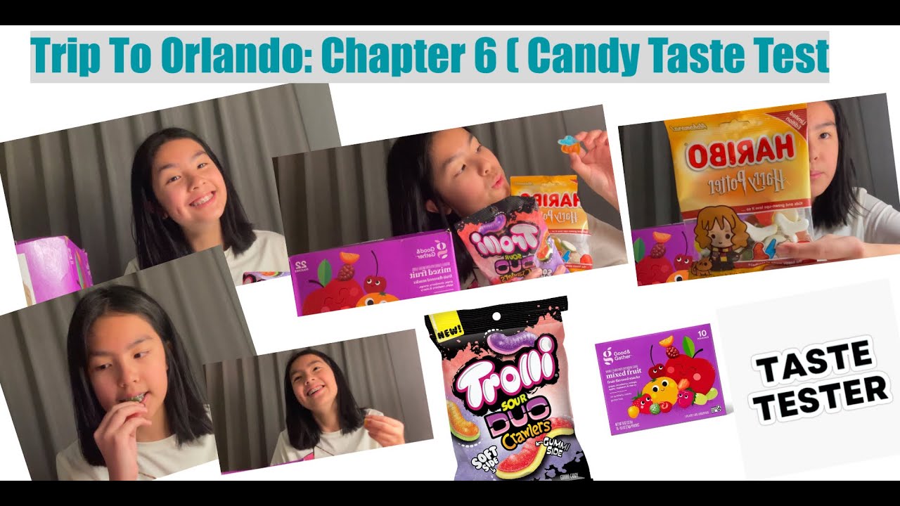TRAVEL VLOG!!!! TRIP TO ORLANDO 🧳 CHAPTER 6: ( Candy Taste Test) Chloe Fun And VLOGS