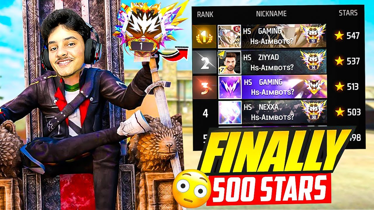 OMG 🤯 500 Stars Completed in CS Ranked 😎 Against Hackers 💀