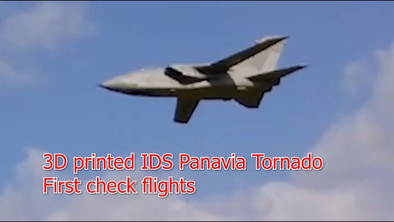 DIY 3d printed IDS Panavia Tornado in LW-PLA-HT First Flights  #Jet #printed #plane #diy