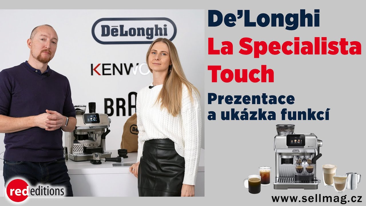 De'Longhi La Specialista Touch EC9455.M - podrobná prezentace novinky s dotykovým displejem
