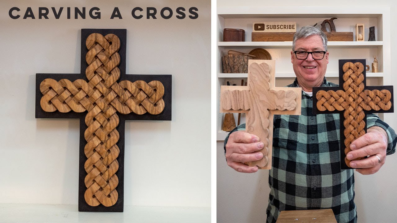 Carving a Celtic Cross
