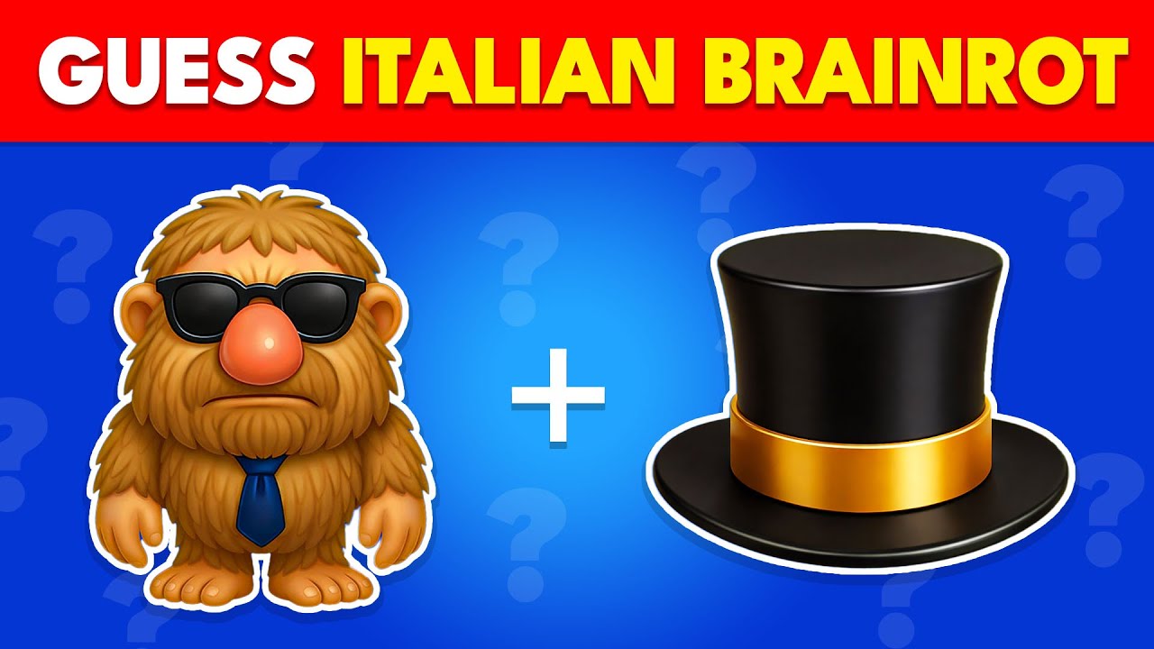 Guess the Italian Brainrot Memes by Emoji 🧠⚽🐋 Brainrot Quiz | Beaver Quiz