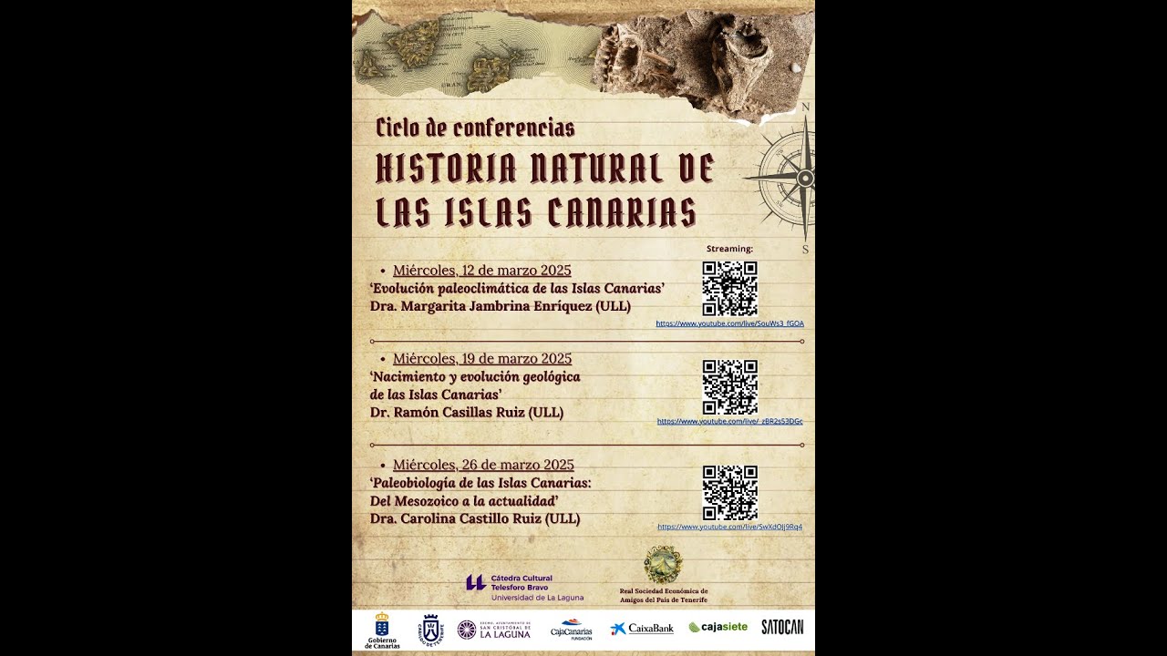 ‘Nacimiento y evolución geológica de las Islas Canarias’, Dr. Ramón Casillas Ruiz