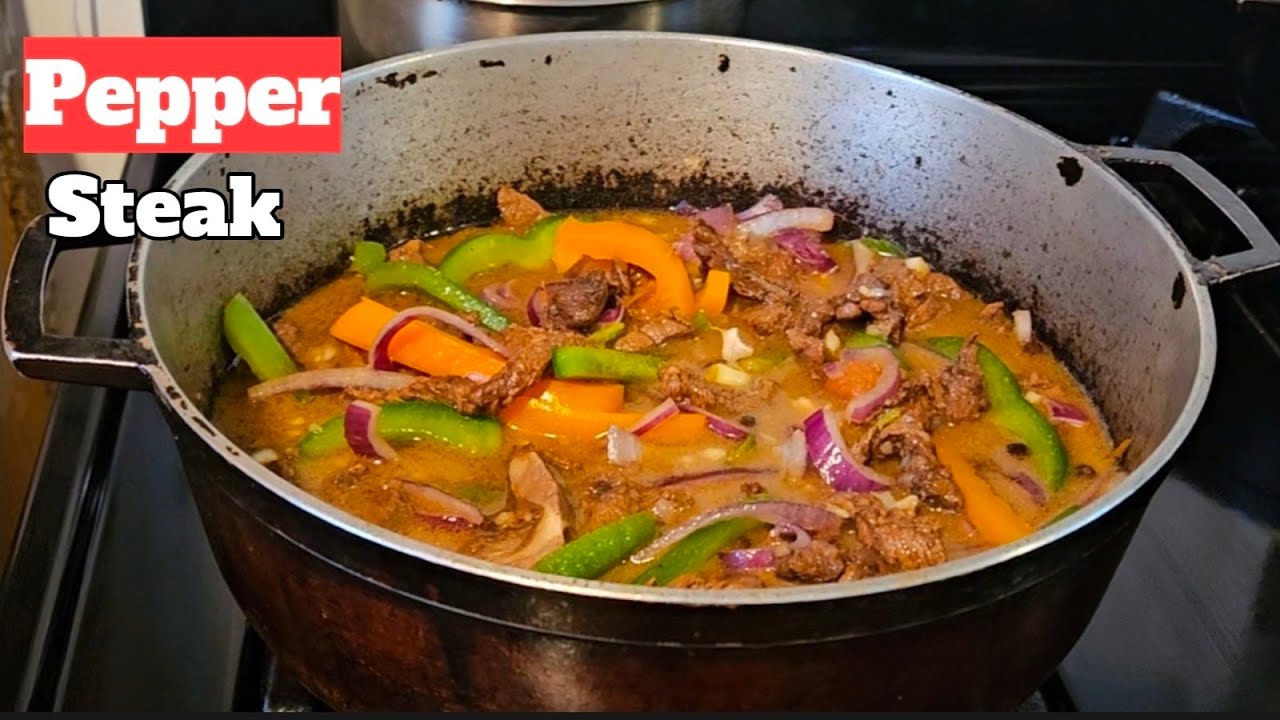 Easy way to make perfect Pepper Steak recipe at home || Wayne's world TV channel kitchen 