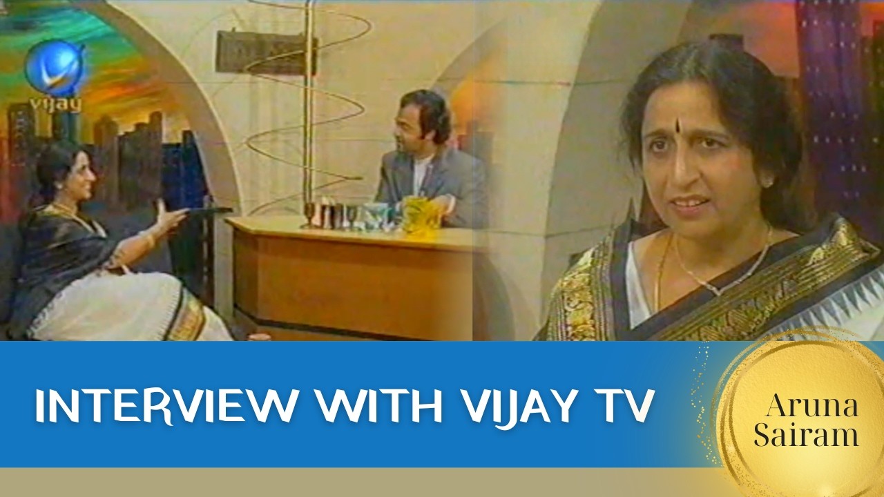Aruna Sairam | Interview | Yugi Sethu | Vijay TV | Naiyandi Darbar
