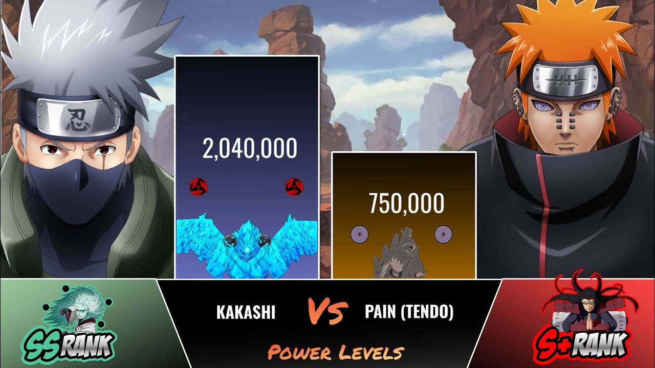KAKASHI VS PAIN POWER LEVELS