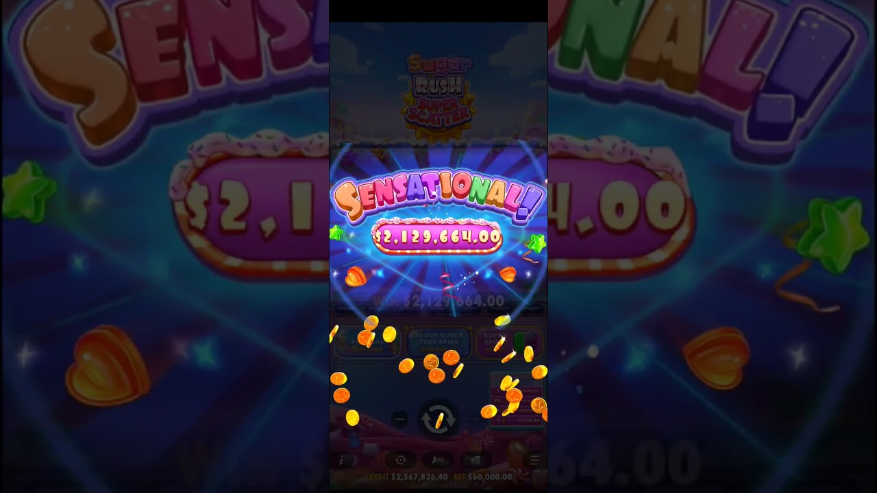 Sugar Rush Super Scatter  BIGGEST WIN ! BIG WIN ! MAX WIN !