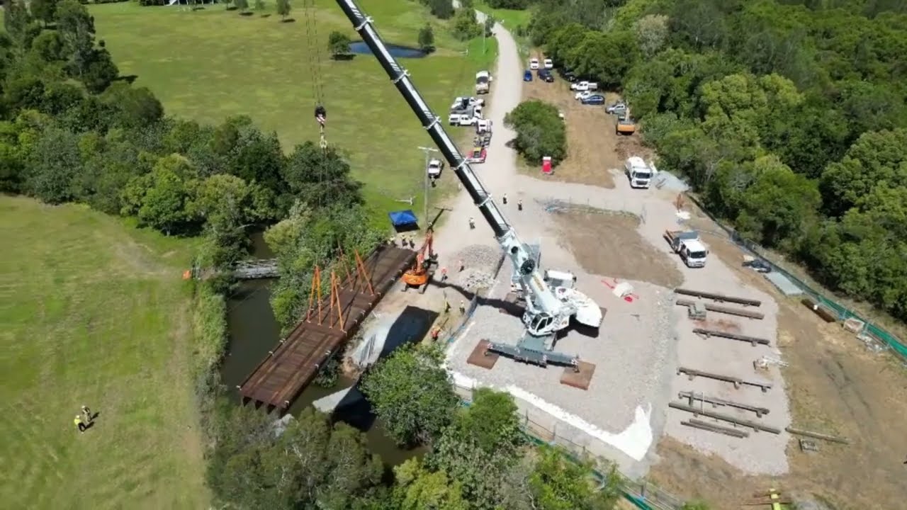 Inside fascinating operation to secure river crossing