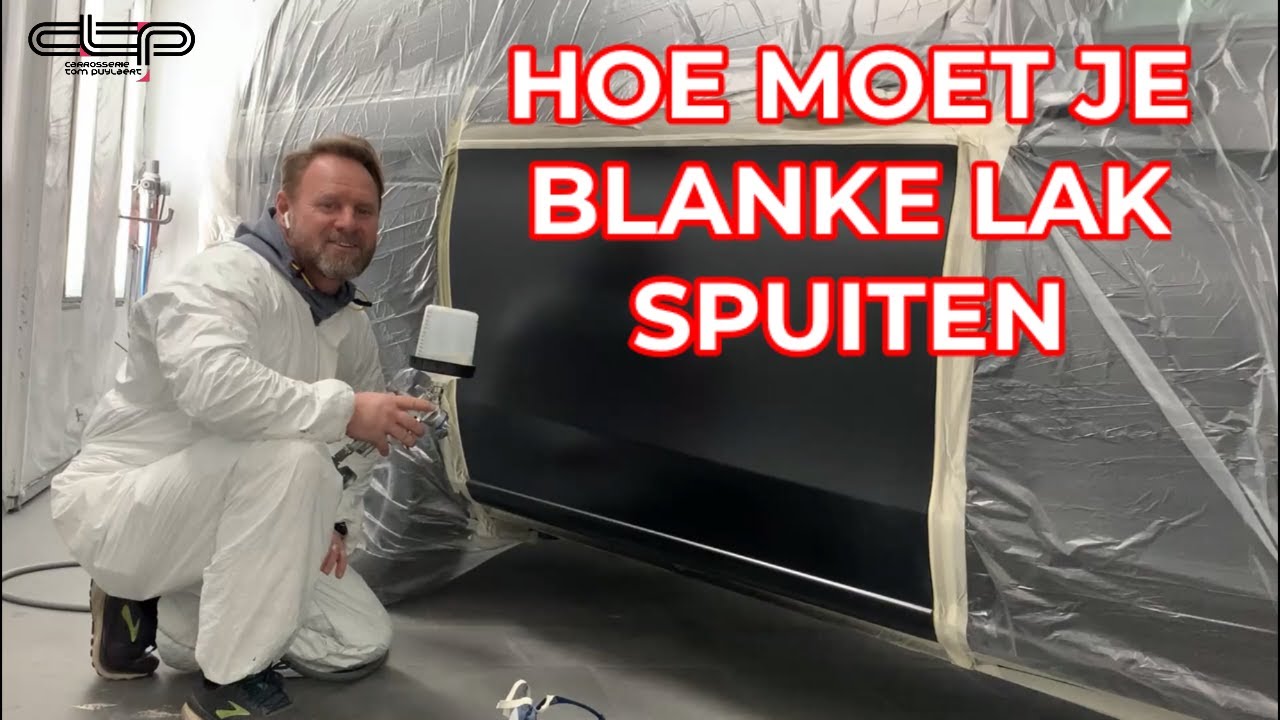 Hoe moet je blanke lak spuiten (vernis)