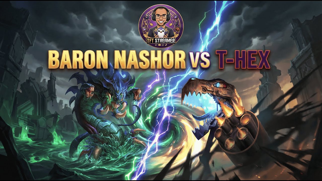 Le T-Hex VS Le Baron Nashor !! TFT SET 16