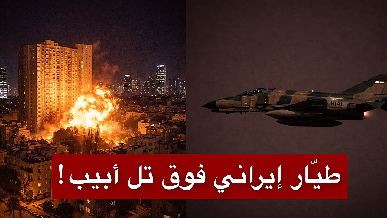 عاجل | لأول مرة… دخول الطيران الحربي الإيراني ساحة المعركة بقصف مباشر يهز تل أبيب
