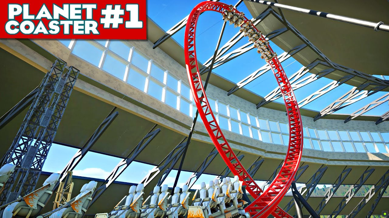 Let's Build the Ultimate INDOOR Theme Park - Planet Coaster - Part 1 (Grand Modern Entryway)