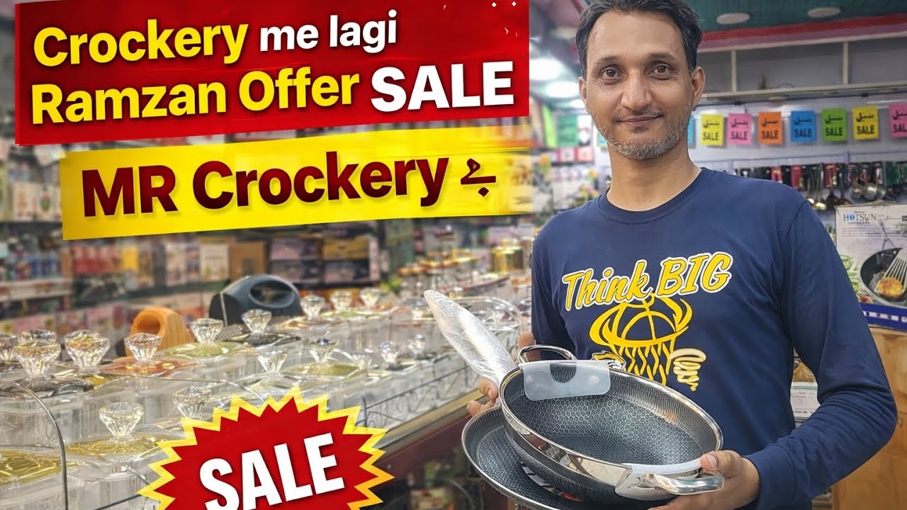 Ramzan offer lagi Mr crockery pe sale #viral #foryou #crockery 