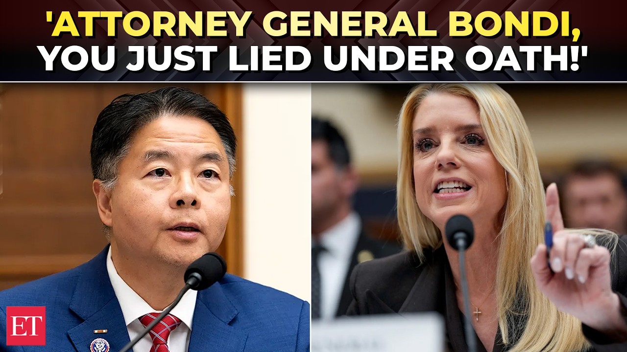 'DON'T YOU DARE to accuse me of a crime!': Bondi spars with Lieu over Epstein Files at fiery hearing