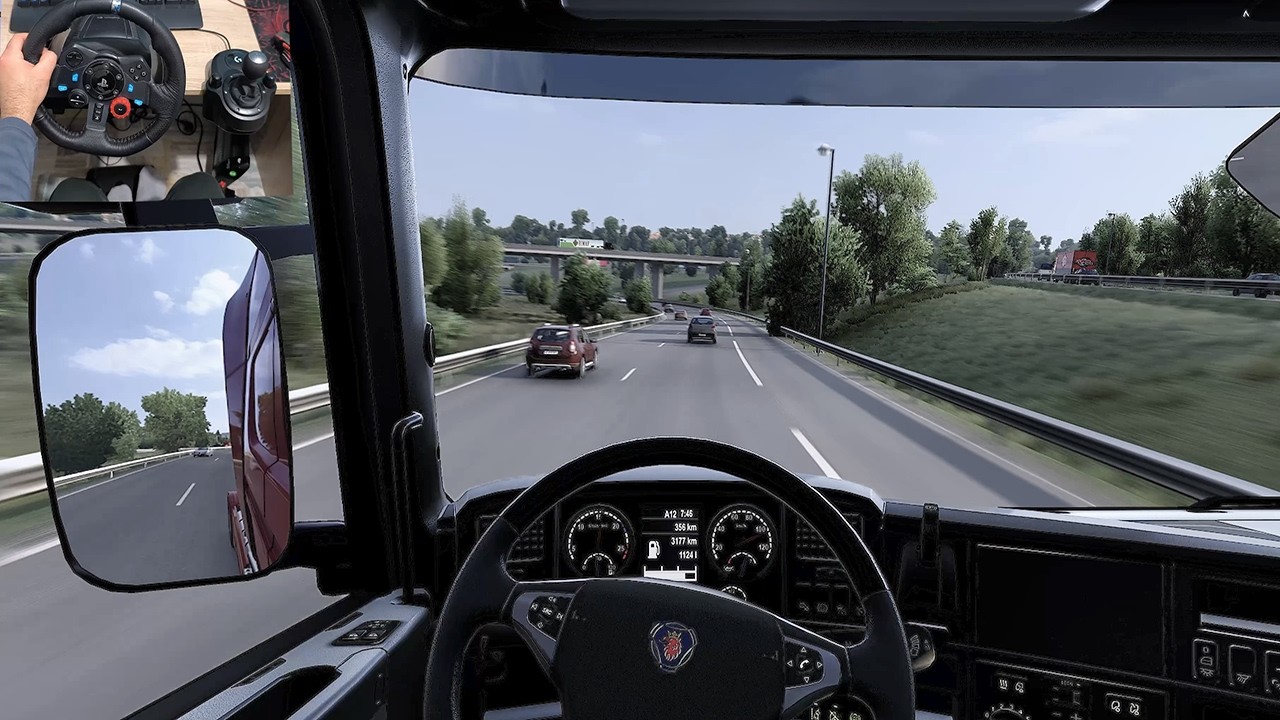 Scania R420 1.58 | Euro Truck Simulator 2 | Steering Wheel Game Play