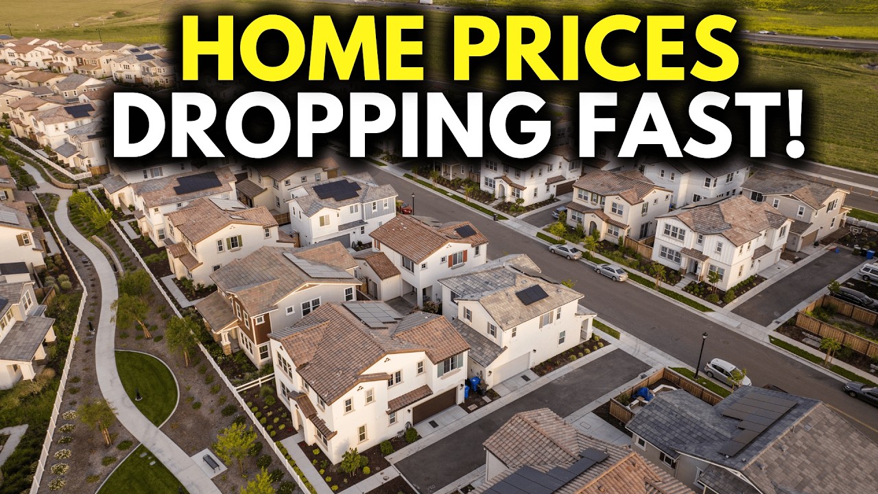 Top 10 US Cities with the FASTEST Home Price Drops in 2025
