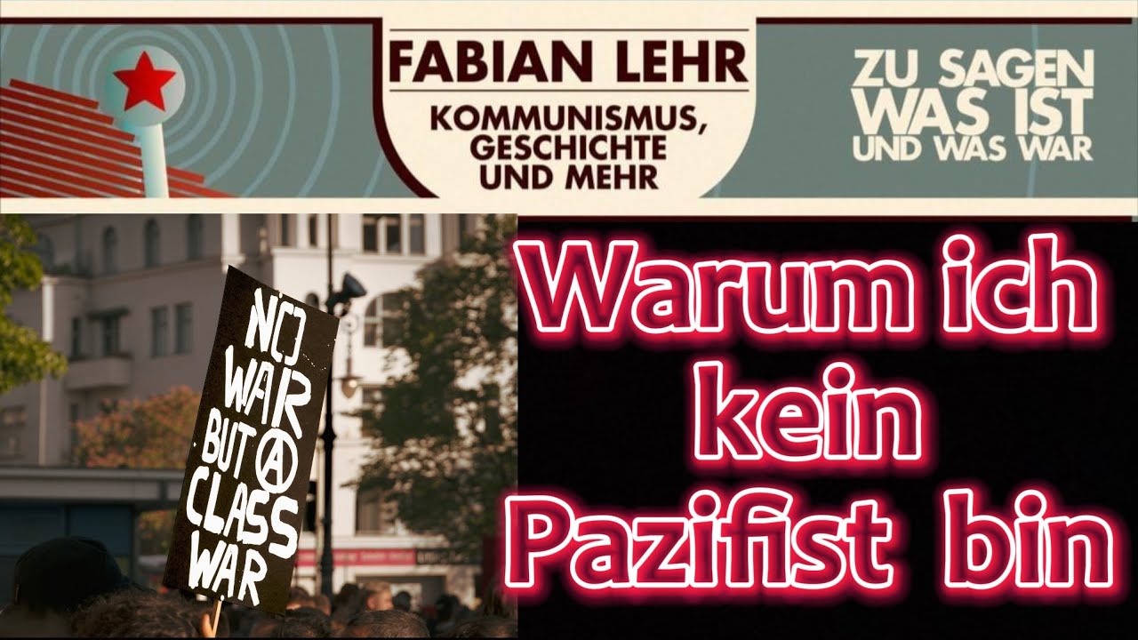 Warum ich kein Pazifist bin