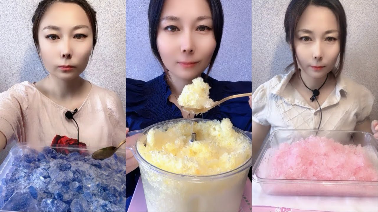 Crushed Ice Eating ASMR | Ice Eating