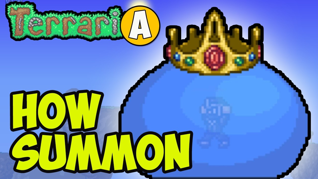 Terraria How to Summon King Slime (EASY) (3 WAYS) | Terraria How to Get King Slime Spawner