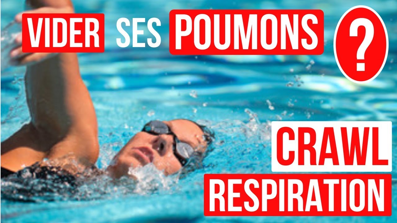 Comment RESPIRER en CRAWL ? 🏊‍♂️  Faut-il VIDER ses POUMONS ? SOUFFLER en continu ou d'un coup ?