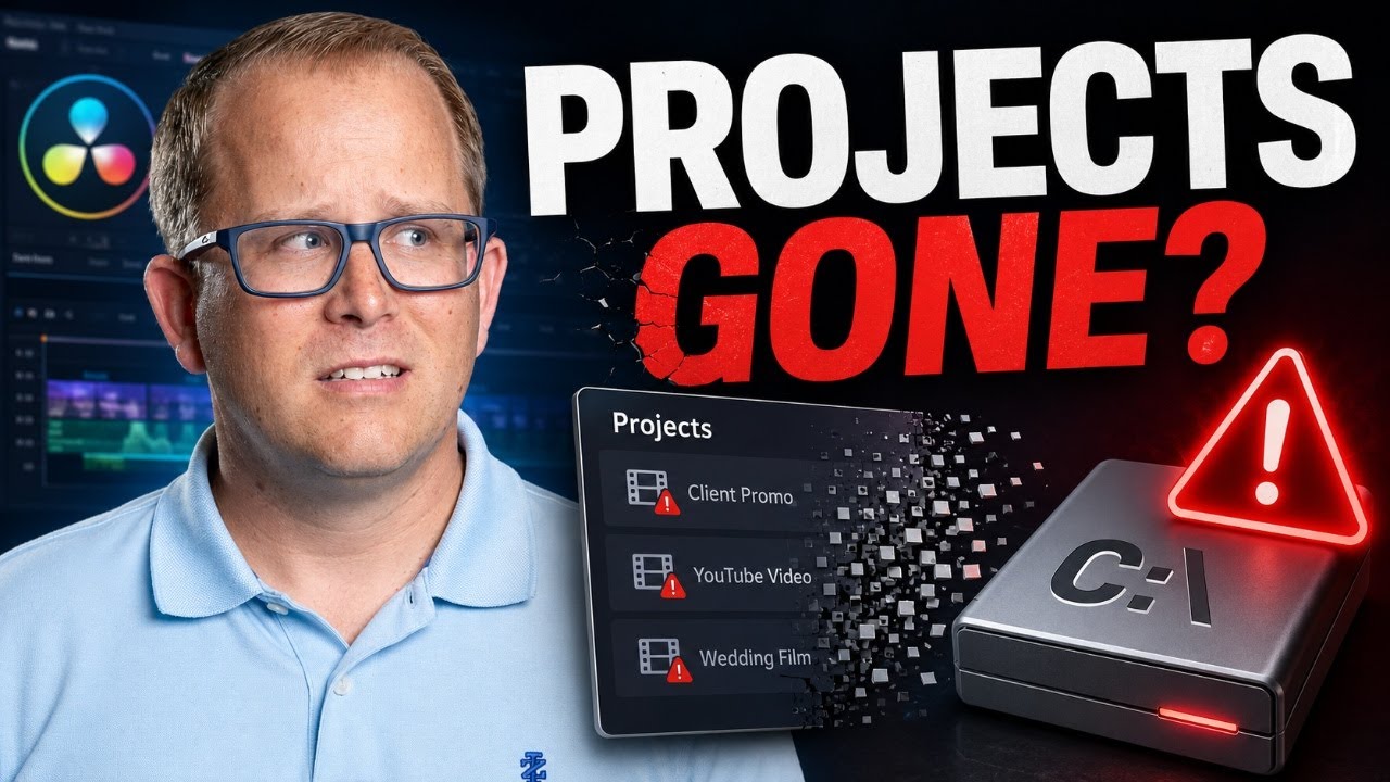 Your DaVinci Resolve Projects Could Disappear Tomorrow!!!
