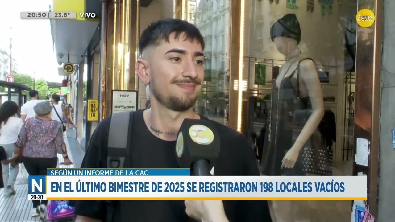 Siguen cerrando locales sobre Avenida Santa Fe │N20:30│ 06-03-26