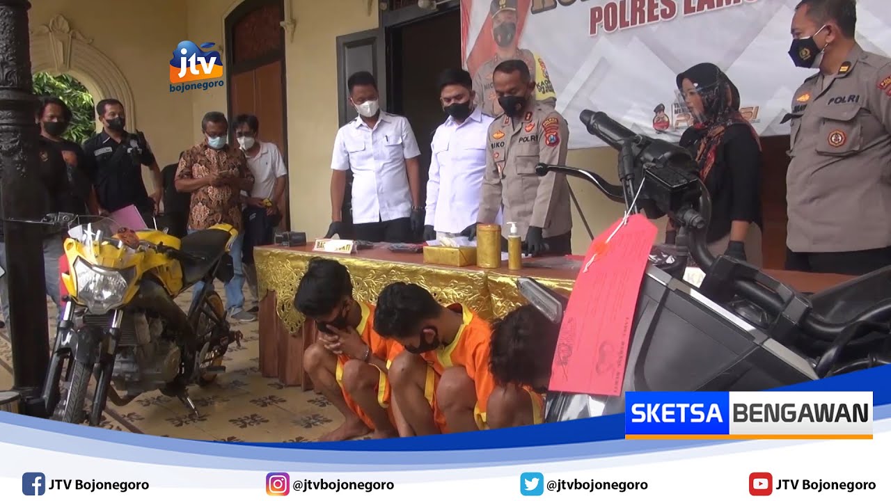 Pelajar Di Lamongan Dibacok Clurit, Polisi Amankan 3 Pelaku