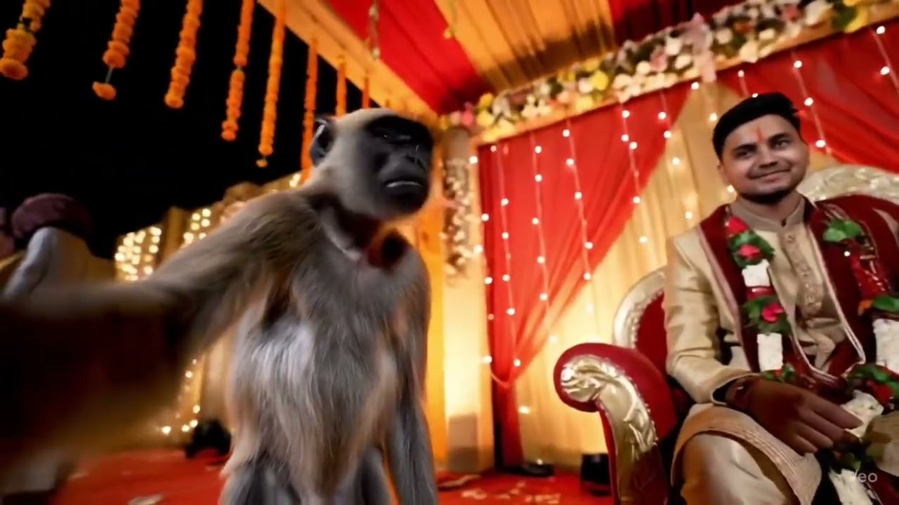 Bablu Bandar Going to a Marriage 💃🐒 | Funny Monkey Wedding Vlog | Comedy Adventure